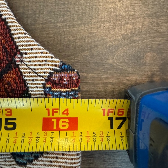 Vintage Christmas Tapestry Vest Backroad Blues Size S Holiday Santa Snowman - Picture 15 of 16